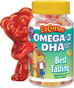 Kẹo gôm L'il Critters Omega-3 DHA Gummy Fish