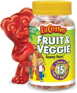 Kẹo gôm L'il Critters Fruit & Veggie Gummy Bears