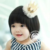 Kẹp tóc vương miện công chúa nhỏ phong cách Hàn Quốc