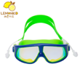 Kinh bơi thương hiệu Lemonkid Hàn Quốc có nhãn   chống hàng giả, bịt tai chống nước
 Size: free size 2-10 tuổi (vòng đầu 48-56cm)