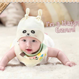 set nón thun+ khăn tam giác hình gấu con
 Size: 6 tháng-2 tuổi