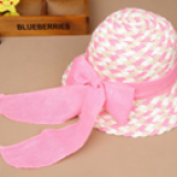  nón vành rộng cột dây nơ phong cách Hàn Quốc
 Size:  2 tuổi trở lên (vòng trong nón 54cm) màu hồng