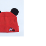  mũ thun đỏ có tai phong cách Hàn Quốc
 Size:  trên 4 tháng, 35-42cm