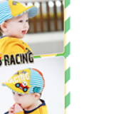  Nón bê rê xe đua gắn cờ vàng
 Size:  trên 6 tháng(46cm)