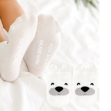 vớ cotton ngắn cổ Hàn Quốc gấu trắng
 Size: trên 1 tháng