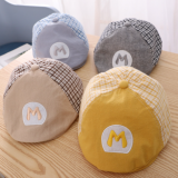 mũ beret thêu M phong cách Hàn Quốc
 Size: 2-5 tuổi (52cm)